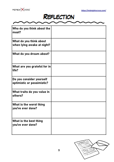 Character Interview Worksheet Preview 9